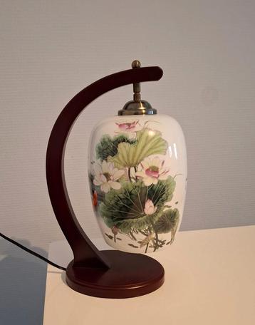 Zen inspired table lamp (Asian design) beschikbaar voor biedingen
