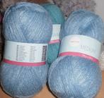 3 Bollen lichtblauwe breiwol no 164120, Ophalen of Verzenden, Nieuw, Breien of Haken, Wol of Garen