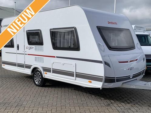 Dethleffs C'Go 475 EL NIEUW MODEL 2024, Caravans en Kamperen, Caravans, Bedrijf, tot en met 3, Treinzit, Dethleffs, 2 aparte bedden