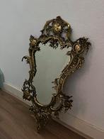 Rococo spiegel brons verguld - 19e eeuws, Antiek en Kunst, Ophalen of Verzenden, Rechthoekig