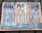Bestekset in koffer, 72 delig, 12persoons, Ophalen of Verzenden, Nieuw, Rvs of Chroom, Vaatwasserbestendig