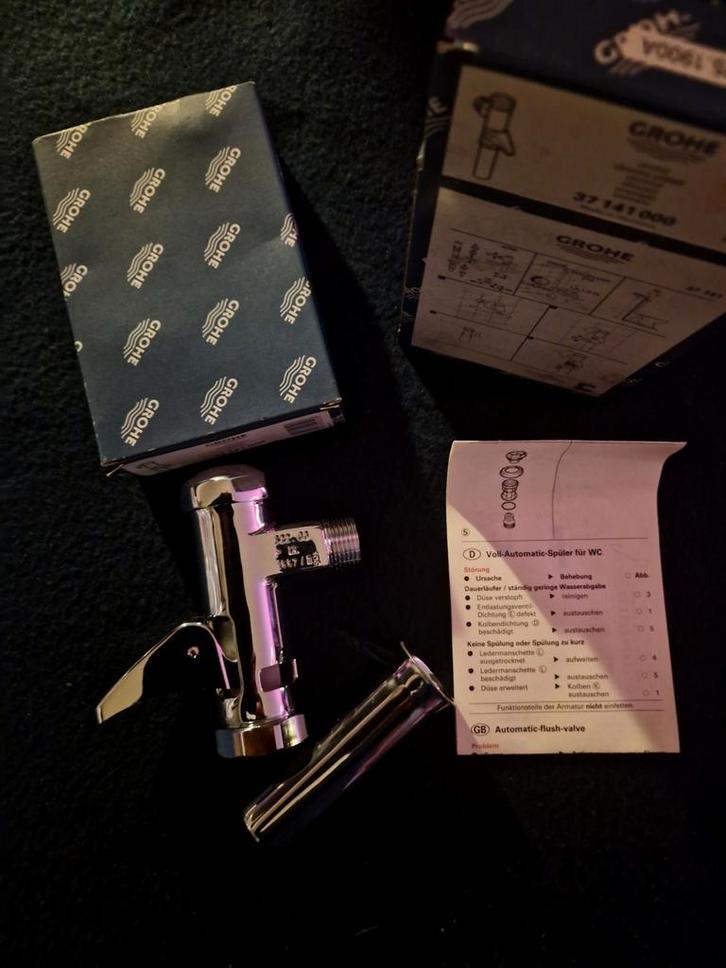 Grohe Automatische Spoeler WC - Nieuw in doos!, Doe-het-zelf en Verbouw, Sanitair, Nieuw, Toilet, Chroom, Ophalen of Verzenden