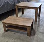 Salontafel & Eettafel set / wild eikenhout, Huis en Inrichting, Tafels | Eettafels, Ophalen, Gebruikt, 100 tot 150 cm, Eikenhout