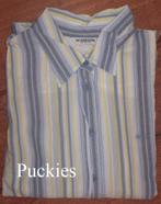Blauw/geel gestreepte McGregor blouse maat 44 *NIEUW*, Kleding | Dames, Blouses en Tunieken, McGregor, Blauw, Maat 42/44 (L), Nieuw
