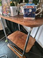 Vintage Bauhaus Tafeltjes Jaren '30, 45 tot 60 cm, Minder dan 55 cm, Gebruikt, Bauhaus