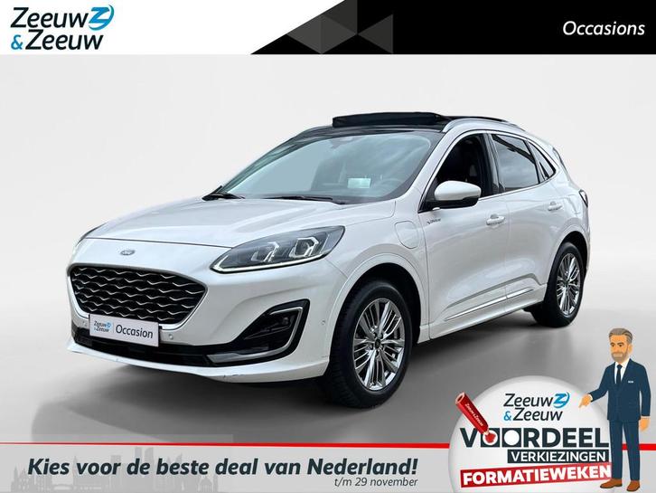 Ford Kuga 2.5 PHEV Vignale | Trekhaak | Schuif/Kantel Dak |, Auto's, Ford, Bedrijf, Te koop, Kuga, ABS, Achteruitrijcamera, Adaptieve lichten