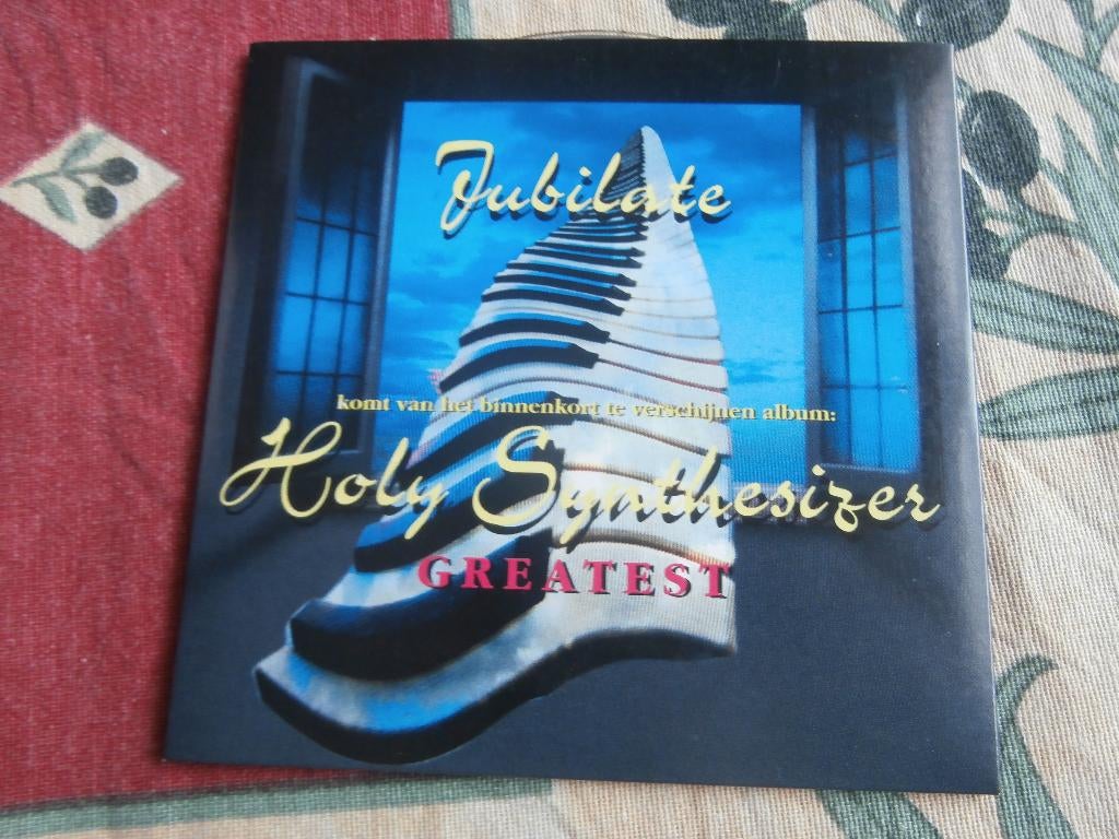 Cd Holy Synthersizer Jubilate greatest gospel instrumentaal, Ophalen of Verzenden, Zo goed als nieuw
