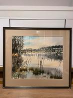 Jan van Druten NL | aquarel van een ven | 1950-1999, Ophalen