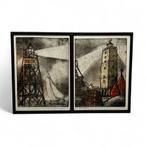 Oscar Verpoorten (1952-2003) - Lemmer & Brandaris, Ophalen of Verzenden