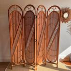 Antiek bamboe kamerscherm (rotan), Ophalen of Verzenden, Zo goed als nieuw