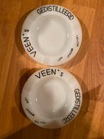 2 asbakken van Veen’s gedestilleerd zachter bestaat niet!, Ophalen of Verzenden, Zo goed als nieuw, Sigarenbandjes