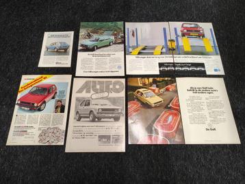 6x Reclame (A4) Volkswagen Golf 1/ GTi (1981)  beschikbaar voor biedingen