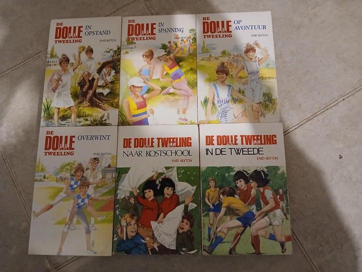 Enid Blyton - Complete serie van De Dolle Tweeling, Boeken, Kinderboeken | Jeugd | 10 tot 12 jaar, Zo goed als nieuw, Ophalen of Verzenden