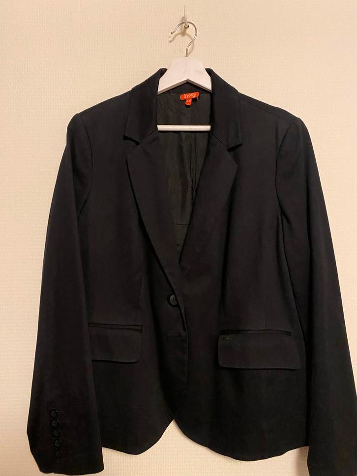 DIDI Zwarte Blazer - Maat XXL, Kleding | Dames, Jasjes, Kostuums en Pakken, Zo goed als nieuw, Jasje, Maat 46/48 (XL) of groter