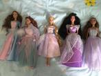 5 Barbie prinsessen, Ophalen of Verzenden, Zo goed als nieuw, Pop
