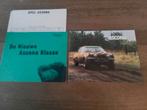 Folders Opel Ascona, Ophalen of Verzenden, Zo goed als nieuw, Opel