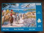 HOP - Sea Horses - Big 500 - Nieuw, Hobby en Vrije tijd, Denksport en Puzzels, Ophalen of Verzenden, 500 t/m 1500 stukjes, Zo goed als nieuw
