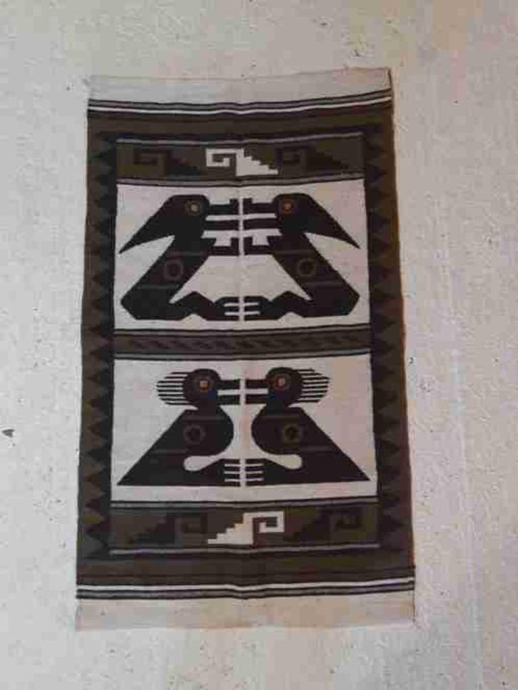 Wandkleedje Zuid-Amerika abstract aardetinten 113/65, Huis en Inrichting, Woonaccessoires | Wanddecoraties, Gebruikt, Ophalen of Verzenden