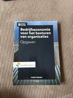 Bedrijfseconomie voor het besturen van organisaties, Ophalen of Verzenden, Beta, Zo goed als nieuw, HBO