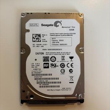 Seagate ST320LT007-9ZV142 – 320GB 2,5" HDD beschikbaar voor biedingen