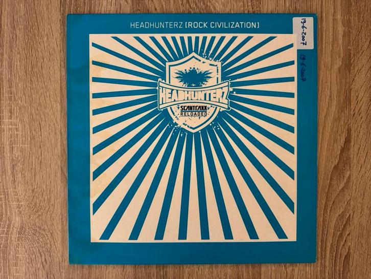 Headhunterz – Rock Civilization (lees advertentie!), Cd's en Dvd's, Vinyl | Dance en House, Zo goed als nieuw, 12 inch, Verzenden