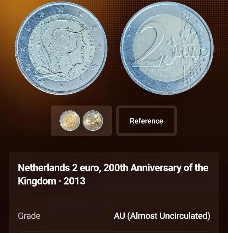 2 Euro Nederland 2013 - 200 Jaar Koninkrijk, Postzegels en Munten, Munten | Nederland, Losse munt, Euro's, Koningin Beatrix, Ophalen of Verzenden