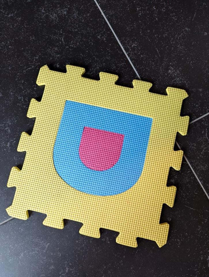 Speeltegels Letters & Cijfers - 36 Stuks, Kinderen en Baby's, Speelgoed | Speelkleden, Gebruikt, Ophalen