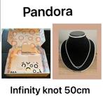 Pandora Infinity knot - 50cm, Sieraden, Tassen en Uiterlijk, Kettingen, Ophalen of Verzenden, Zo goed als nieuw, Zilver, Zilver
