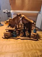 Leuk kerststalletje van hout., Diversen, Ophalen of Verzenden, Gebruikt