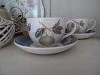 3 x kop en schotel - Sarah's garden - nieuw - Wedgewood, Huis en Inrichting, Keuken | Servies, Nieuw, Ophalen of Verzenden, Wedgwood
