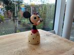 Minnie mouse spaarpot van hout, ruim 35 jaar oud., Ophalen, Gebruikt, Beeldje of Figuurtje