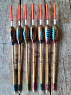 Handgemaakte karper zeelt dobbers met featherinlay, Watersport en Boten, Ophalen of Verzenden, Zo goed als nieuw, Dobber of Lood