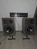 Magnat speakers, Vonyx standaard, Pioneer A-109 versterker, Gebruikt, Magnat, Ophalen of Verzenden, 60 tot 120 watt