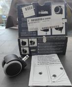 Bureaustoel wielen nieuw in doos 5 stuks, Ophalen of Verzenden, Nieuw, Zwart, Bureaustoel