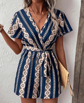 ZGAN SHEIN Blauwe korte jumpsuit maat XL/ 44 beschikbaar voor biedingen