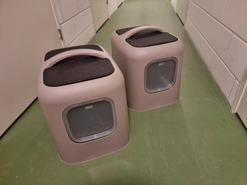 Kattenbak taupe/beige/grijs €10 beschikbaar voor biedingen
