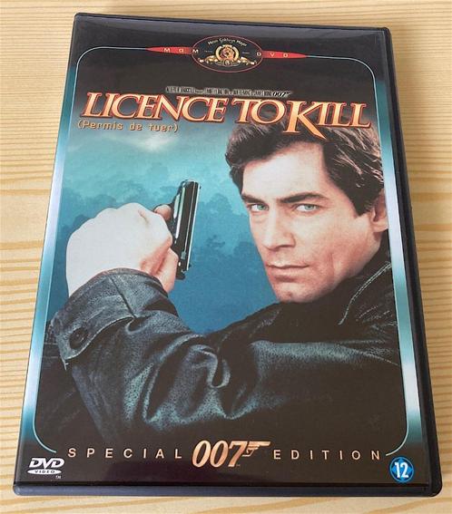 dvd James Bond License to Kill met Timothy Dalton, Cd's en Dvd's, Dvd's | Actie, Zo goed als nieuw, Actie, Vanaf 12 jaar, Ophalen