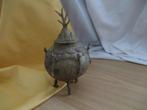Dogon Mali bronzen Zalfpot, Antiek en Kunst, Ophalen of Verzenden