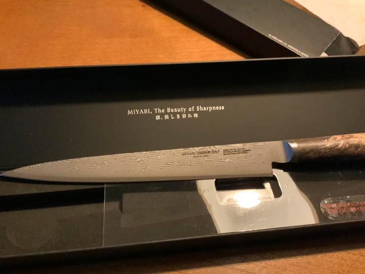 Myabi 5000 mcd trancheermes, Huis en Inrichting, Keuken | Bestek, Nieuw, Ophalen of Verzenden