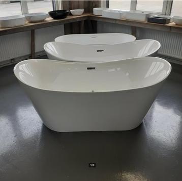 OP=OP Vrijstaand wit bubbelbad, Sanitair, 170cm, Bolsena 170 beschikbaar voor biedingen