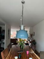 Moderne Hanglamp industrieel petrol blauw, Huis en Inrichting, Lampen | Hanglampen, Minder dan 50 cm, Ophalen of Verzenden, Zo goed als nieuw