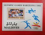 Maldives 1992 block Olympic games Barcelona MNH, Postzegels en Munten, Postzegels | Oceanië, Verzenden, Postfris