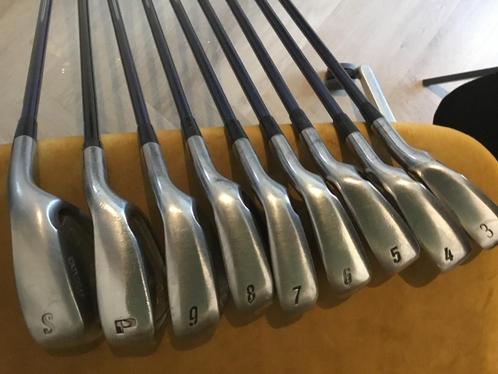 Mizuno IJzers 3 tm S, totaal 9 stuks, Sport en Fitness, Golf, Gebruikt, Club, Mizuno, Ophalen