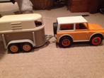 Schleich jeep met paardentrailer, Ophalen of Verzenden, Gebruikt