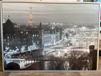 Ikea Vilshult fotoposter met lijst Parijs, Huis en Inrichting, Woonaccessoires | Schilderijen, Tekeningen en Foto's, Ophalen, Gebruikt