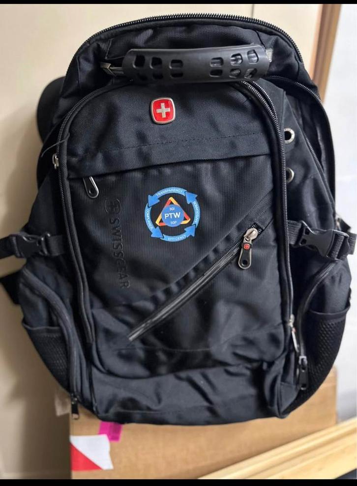 Swiss Gear Wenger rugzakü, Sieraden, Tassen en Uiterlijk, Tassen | Schooltassen, Zo goed als nieuw, Rugtas, Zwart, Ophalen of Verzenden