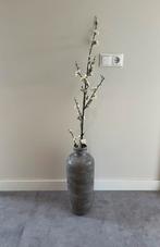 Decoratieve vaas met kunstbloem, Ophalen, Steen, Overige kleuren, 50 tot 75 cm