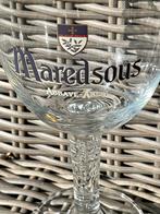 Maredsous Bierglas met Gouden Rand, Ophalen of Verzenden, Zo goed als nieuw, Glas of Glazen
