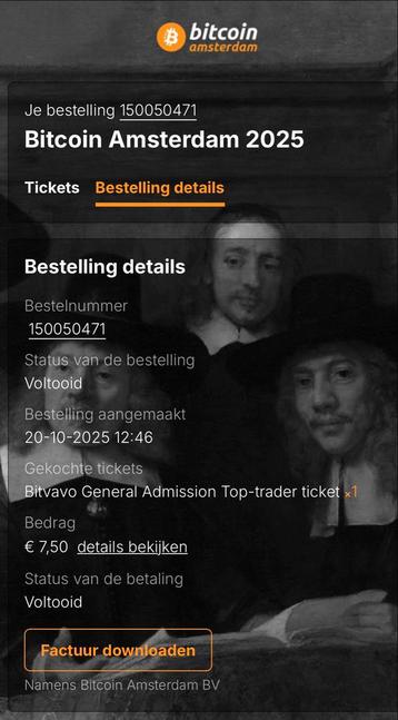 Bitcoin event 2025 beschikbaar voor biedingen