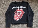 152 ZARA LONGSLEEVE ZWART ROLLING STONE PRINT ZGAN, Kinderen en Baby's, Kinderkleding | Maat 146, Meisje, Ophalen of Verzenden